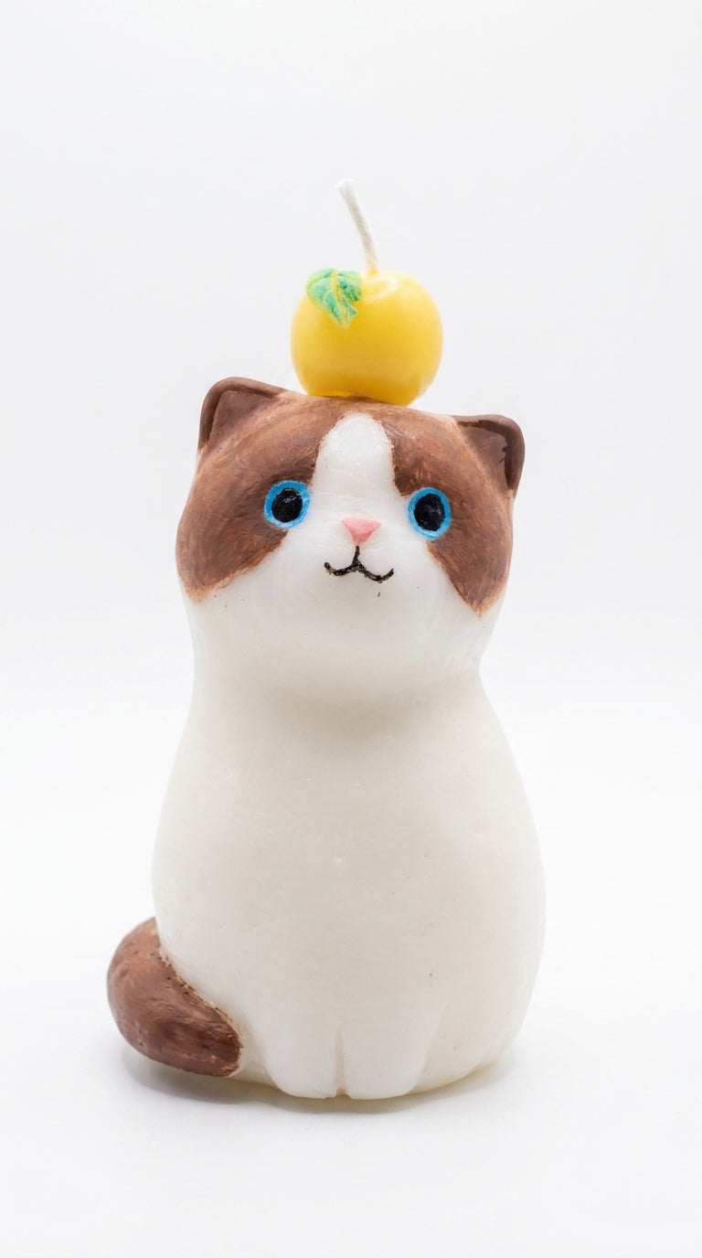 Ragdoll Cat Candle 133g/4.7oz · Cedar — Handmade Calming Candle