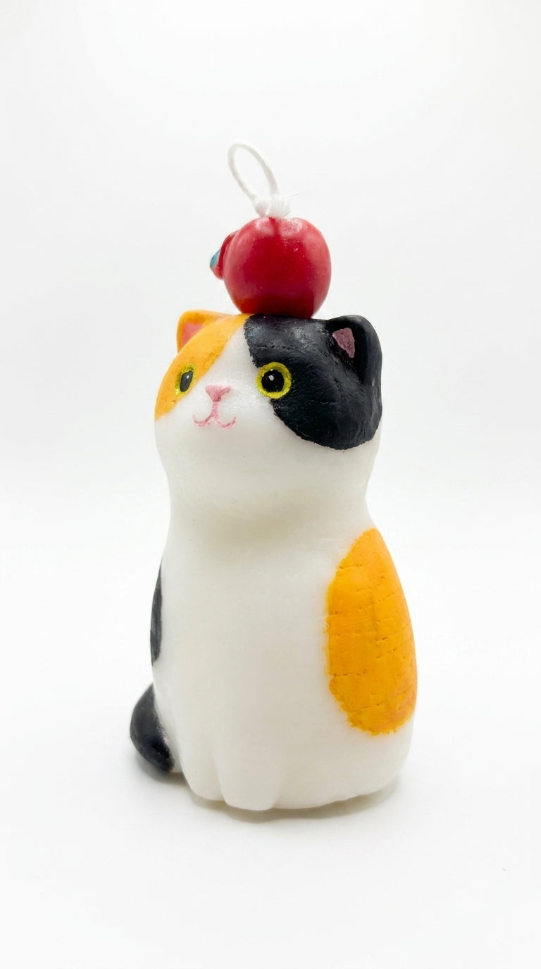 Calico Cat Candle 133g/4.7oz · Nile — Handmade Calming Candle