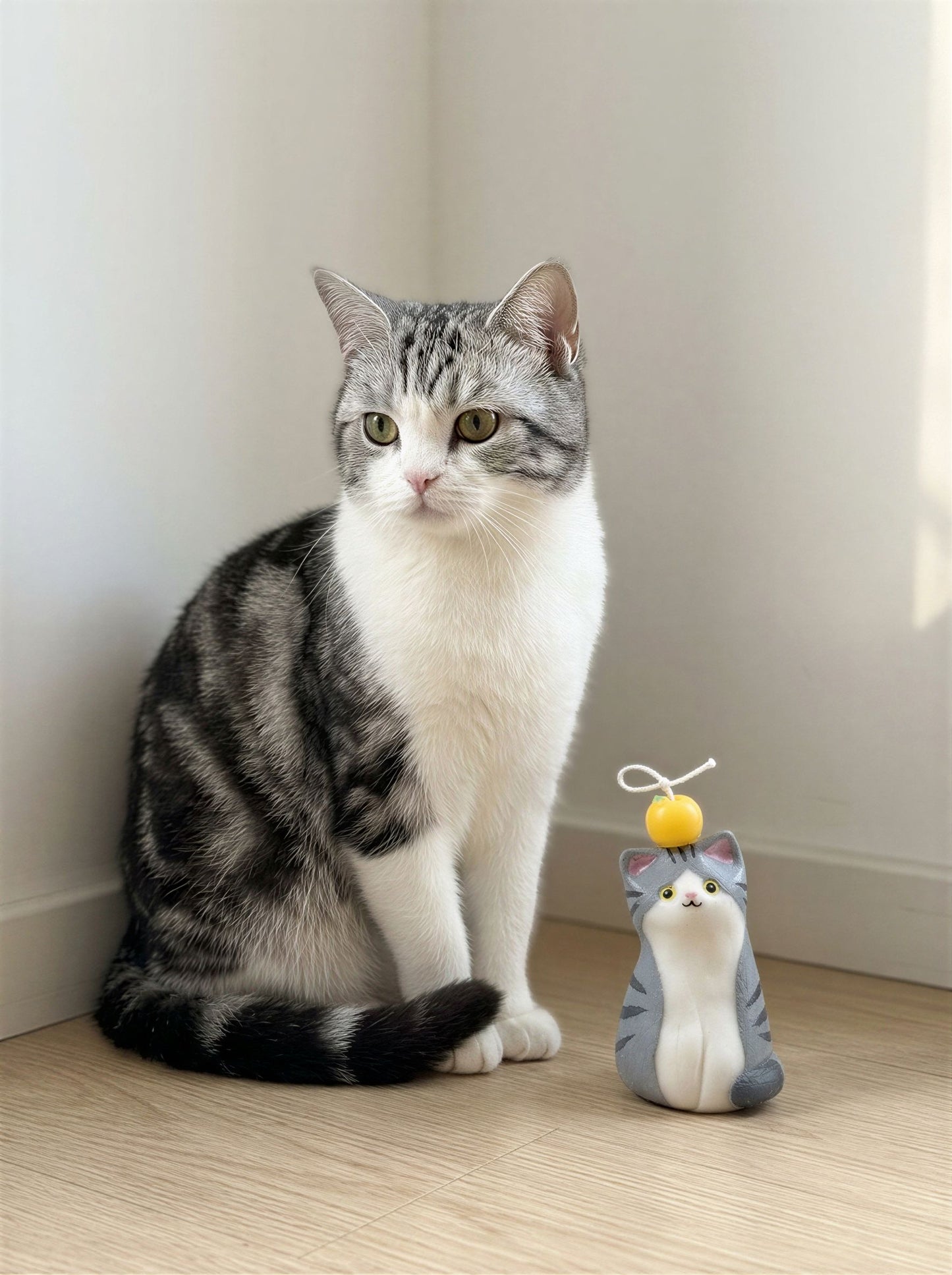 American Shorthair Cat Candle 95g/3.35oz · Silver Spring — Handmade Calming Candle