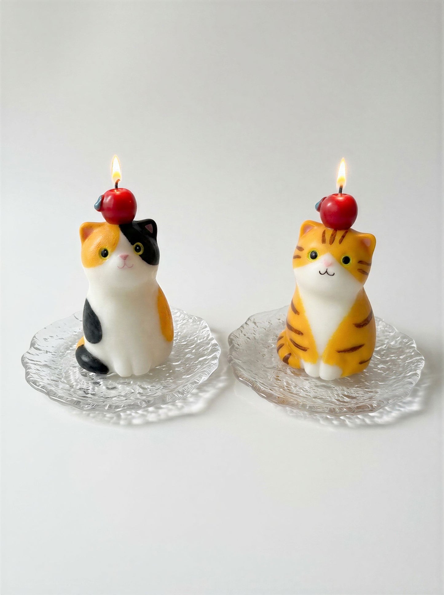Orange Tabby Cat Candle 133g/4.7oz · Garden — Handmade Calming Candle