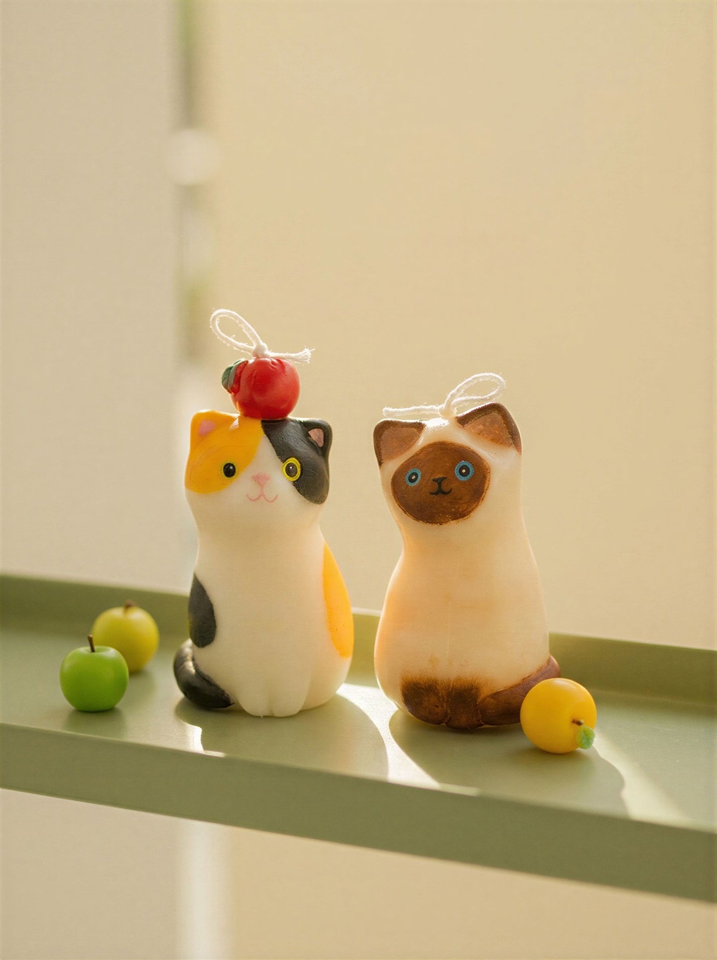 Siamese Cat Candle 95g/3.35oz · Tuberose — Handmade Calming Candle
