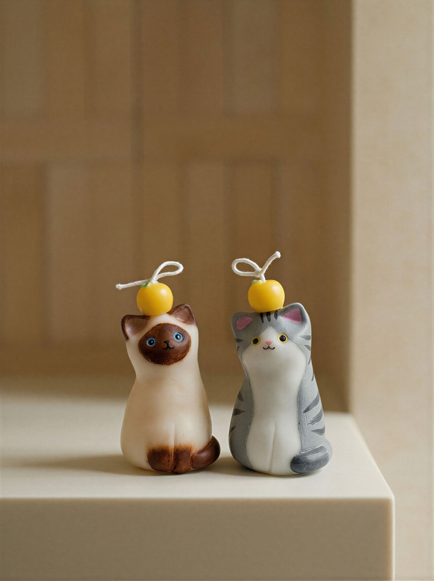 Siamese Cat Candle 95g/3.35oz · Tuberose — Handmade Calming Candle