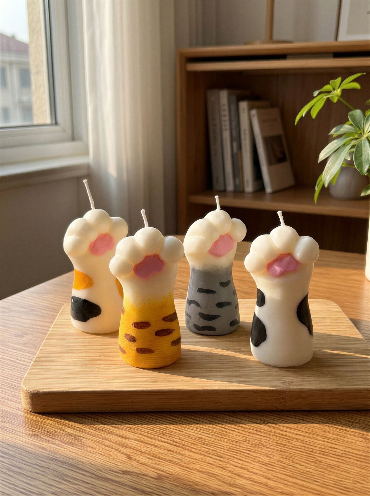 American Shorthair Paw Candle 100g/3.53oz · Beach Walk — Handmade Calming Candle