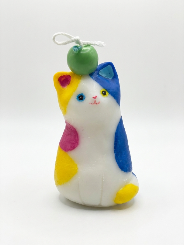 Calico Cat Candle 95g/3.35oz · Gardenia — Handmade Calming Candle